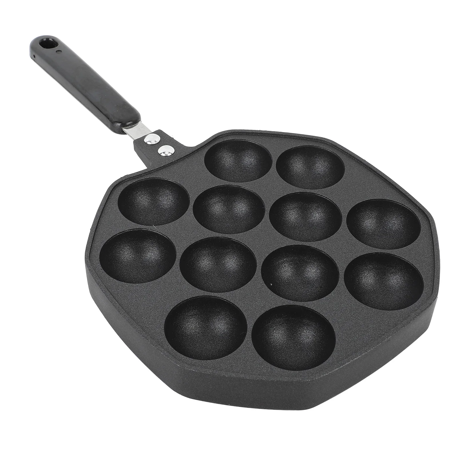 Takoyaki Grill Plate - Takoyaki-Pfanne mit 12 Formen, Takoyaki-Maker, Bratpfanne